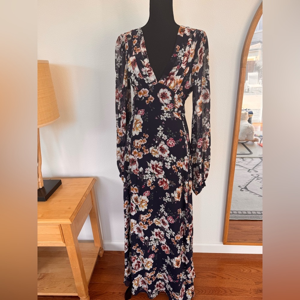 NICHOLAS floral dress maxi
